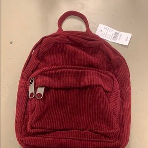 red mini backpack